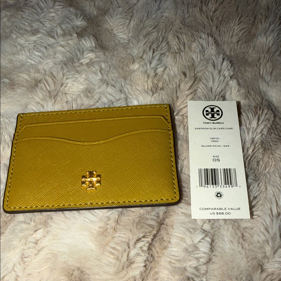 Tory Burch Emerson Top Handle Crossbody Island Palm with Matching wallet - Picture 16 of 16